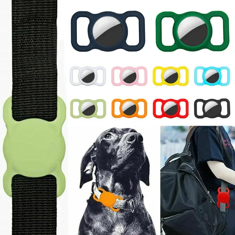 Duurzame lichtgewicht Silicone AirTag houder voor huisdieren en tassen Afwasbaar en gemakkelijk te bevestigen - Ruffy