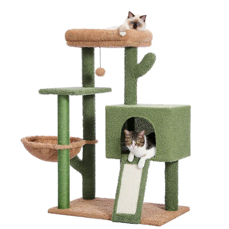 Kattenkrabpaal | Cactus Ontwerp | Sisal Pijlers - Ruffy
