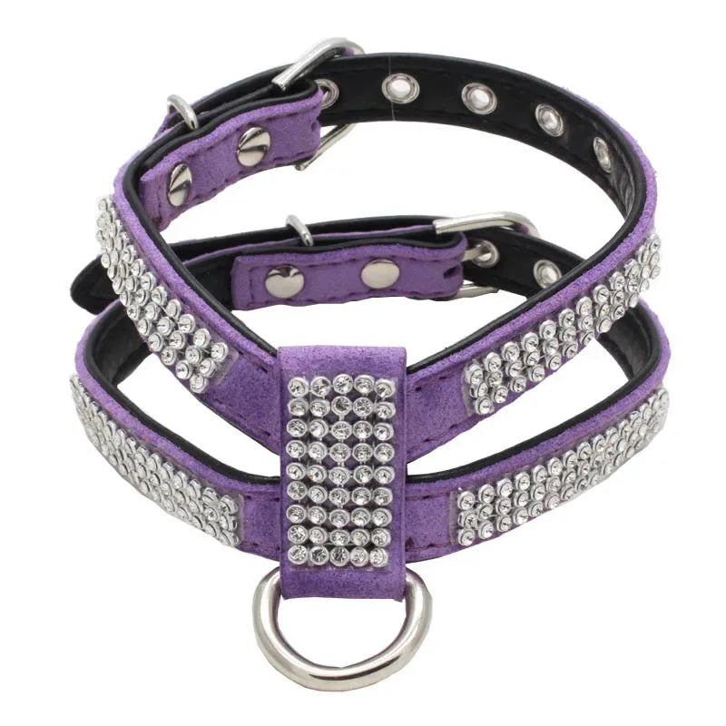 Stijlvol Hondentuig Bling Nepdiamantjes - Ruffy