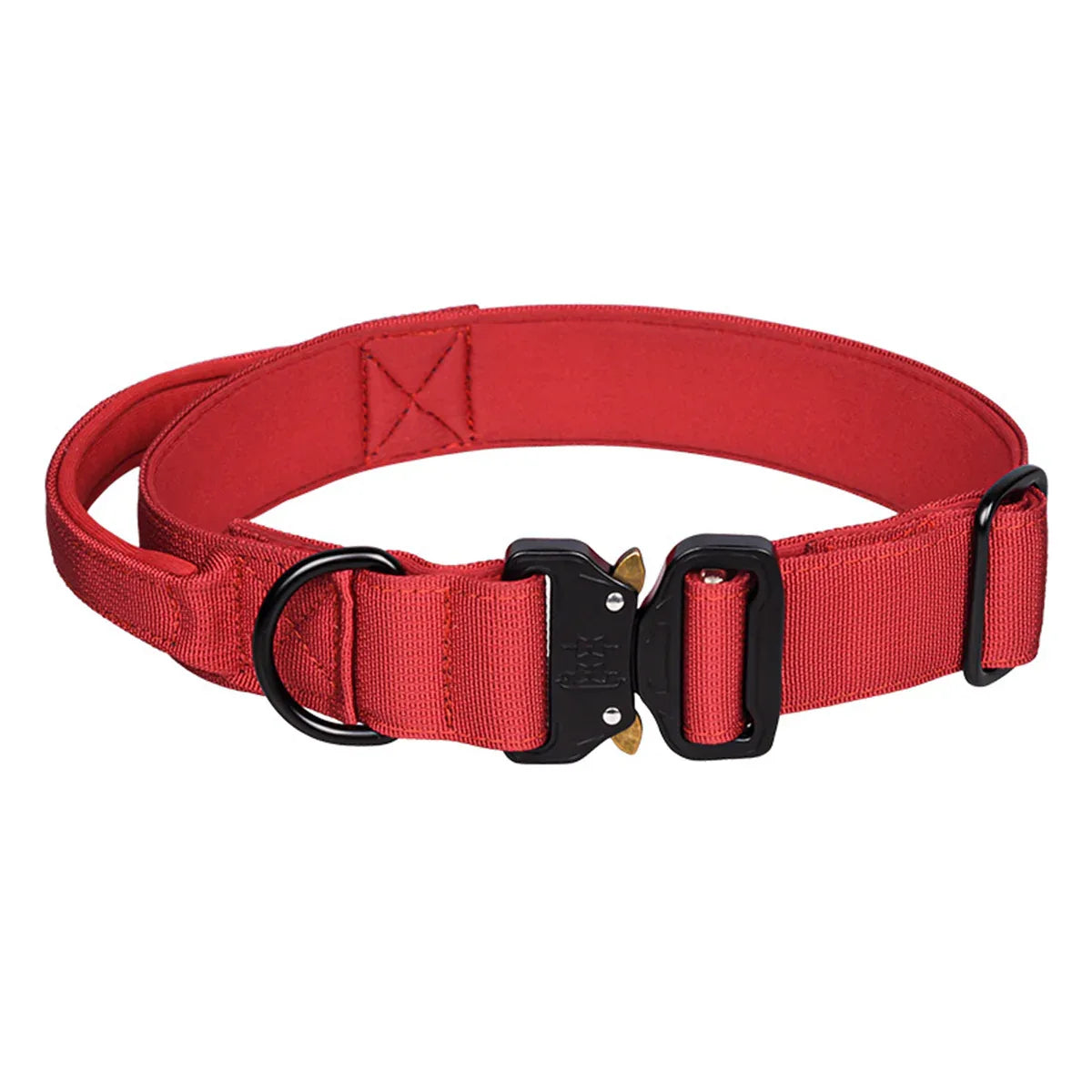 Zware Hondentrainingshalsband | Extra Sterk Nylon | Handvat - Ruffy