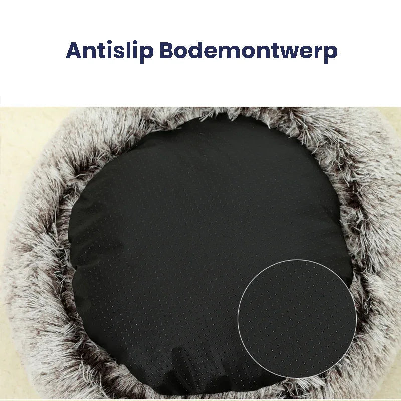 Pluche Kattenbed met Kap Privacy Comfort Stijlvol Design Machinewasbaar Beschikbaar in S M L - Ruffy