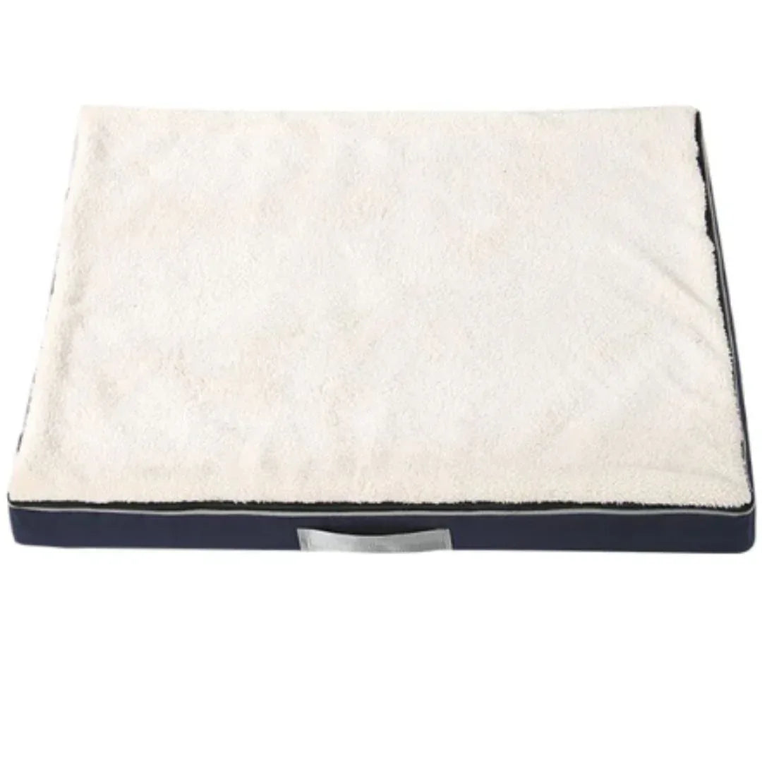 Luxe Traagschuim Hondenbed Pluche Comfort Orthopedisch Afneembare Wasbare Hoes Antislipbasis - Ruffy