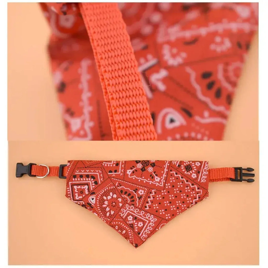 Verstelbare Hondenbandana Omkeerbaar Stijlvol Comfortabel Zacht Katoen Machinewasbaar Voor Alle Maten - Ruffy