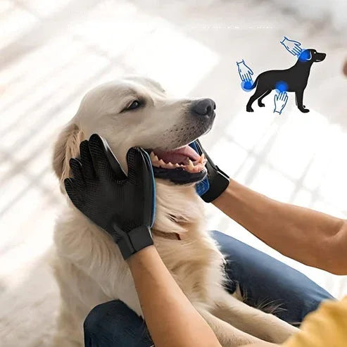 Siliconen Verzorgingshandschoenen voor Honden Efficiënte Ontharing en Zachte Massage Duurzaam en Milieuvriendelijk - Ruffy