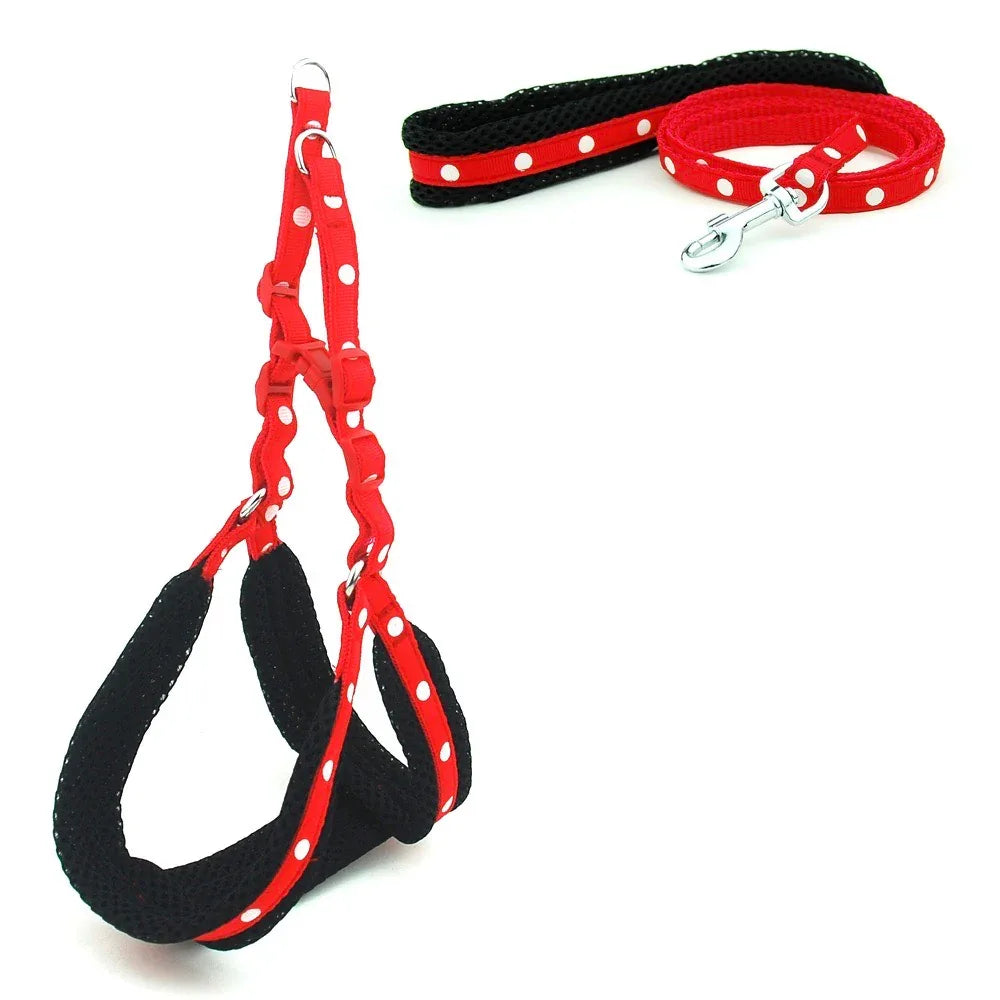 Reflecterend Ademend Mesh Harnas Voor Kleine Honden Veiligheid Comfort Verstelbaar Nylon Zinken Legering Haak - Ruffy