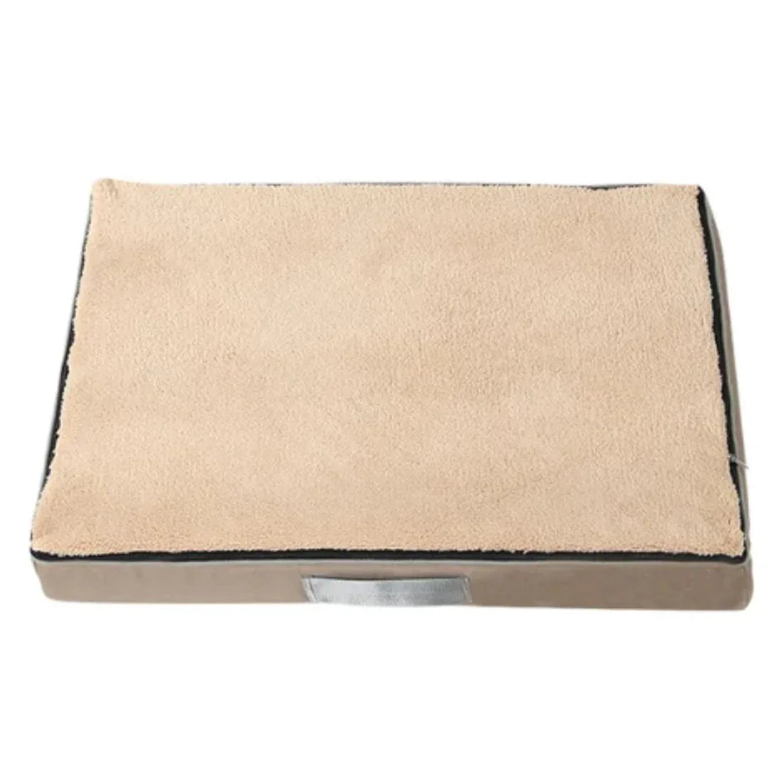 Luxe Traagschuim Hondenbed Pluche Comfort Orthopedisch Afneembare Wasbare Hoes Antislipbasis - Ruffy