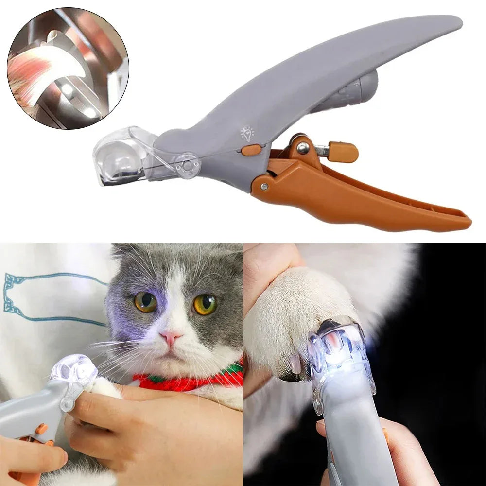 LED Nagelknipper voor Honden & Katten | Roestvrijstalen Messen | Veiligheidsbeugel - Ruffy