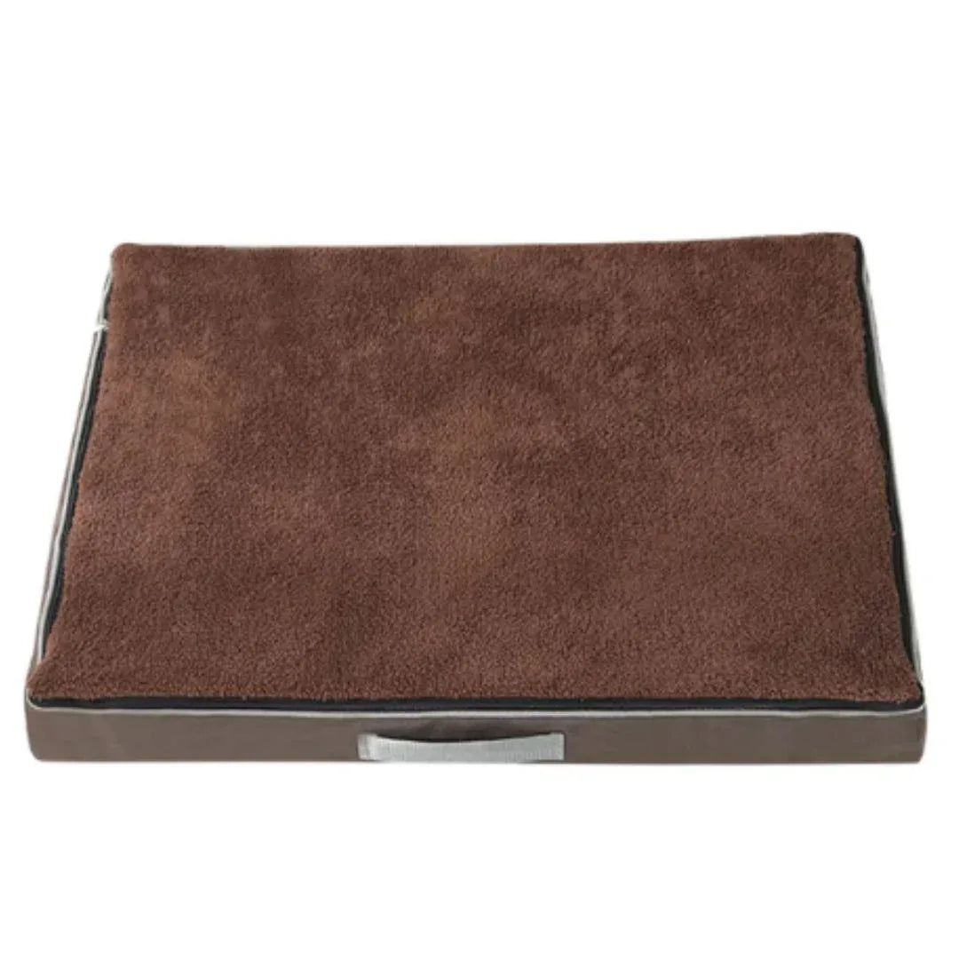 Luxe Traagschuim Hondenbed Pluche Comfort Orthopedisch Afneembare Wasbare Hoes Antislipbasis - Ruffy
