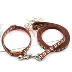 Pootafdruk Honden Halsband en Leiband Set - Ruffy