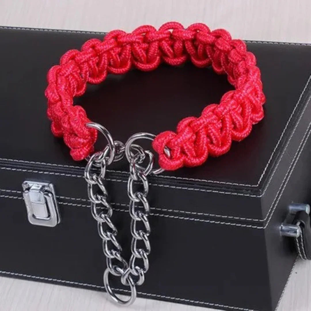 Hondenhalsband | Geweven Nylonvezel | Verstelbaar & Duurzaam - Ruffy