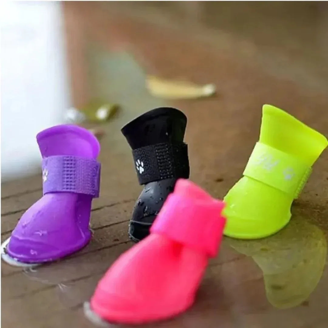 Antislip Rubberen Regenschoenen Voor Huisdieren Waterdicht Comfortabel Duurzaam Ademende Materialen - Ruffy