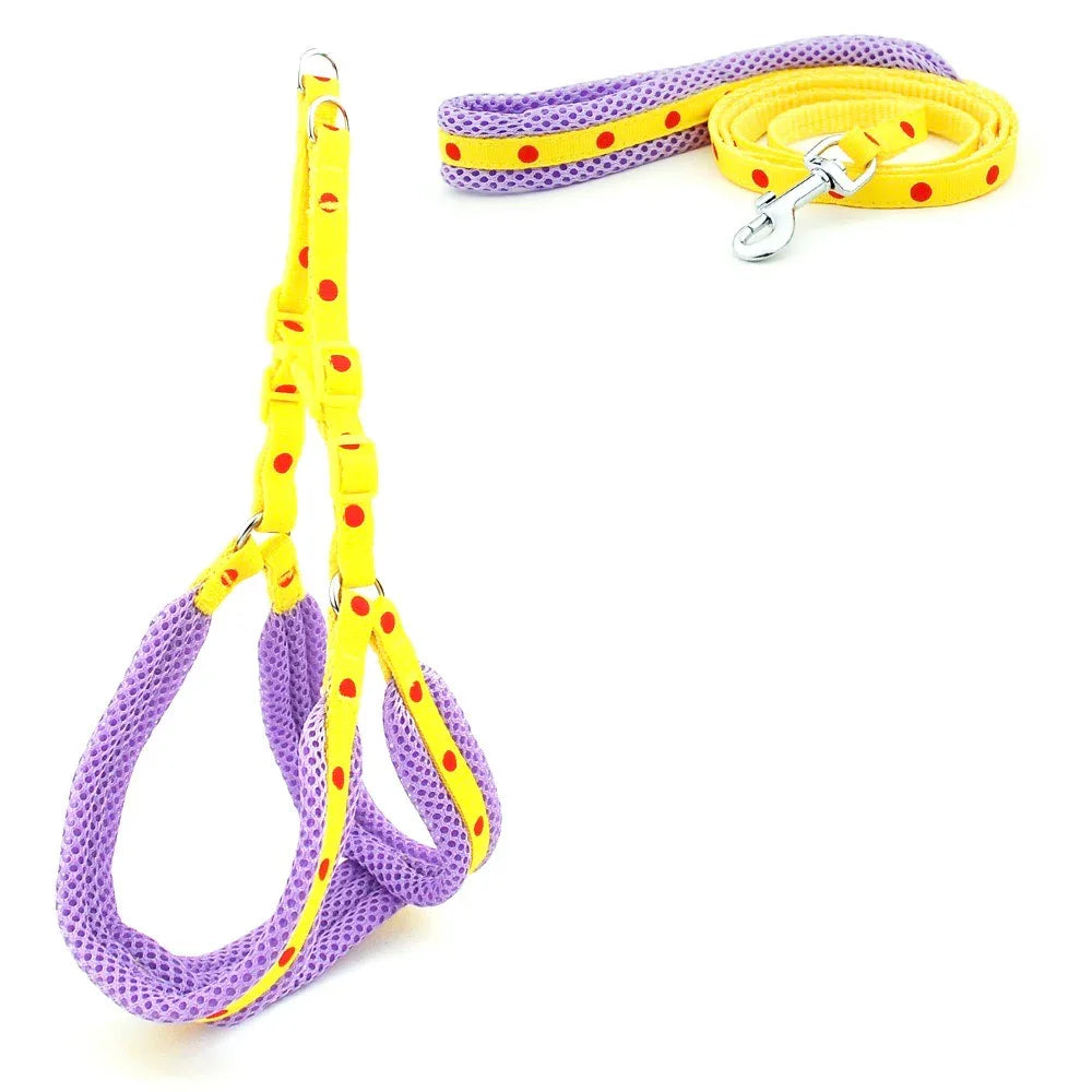 Reflecterend Ademend Mesh Harnas Voor Kleine Honden Veiligheid Comfort Verstelbaar Nylon Zinken Legering Haak - Ruffy