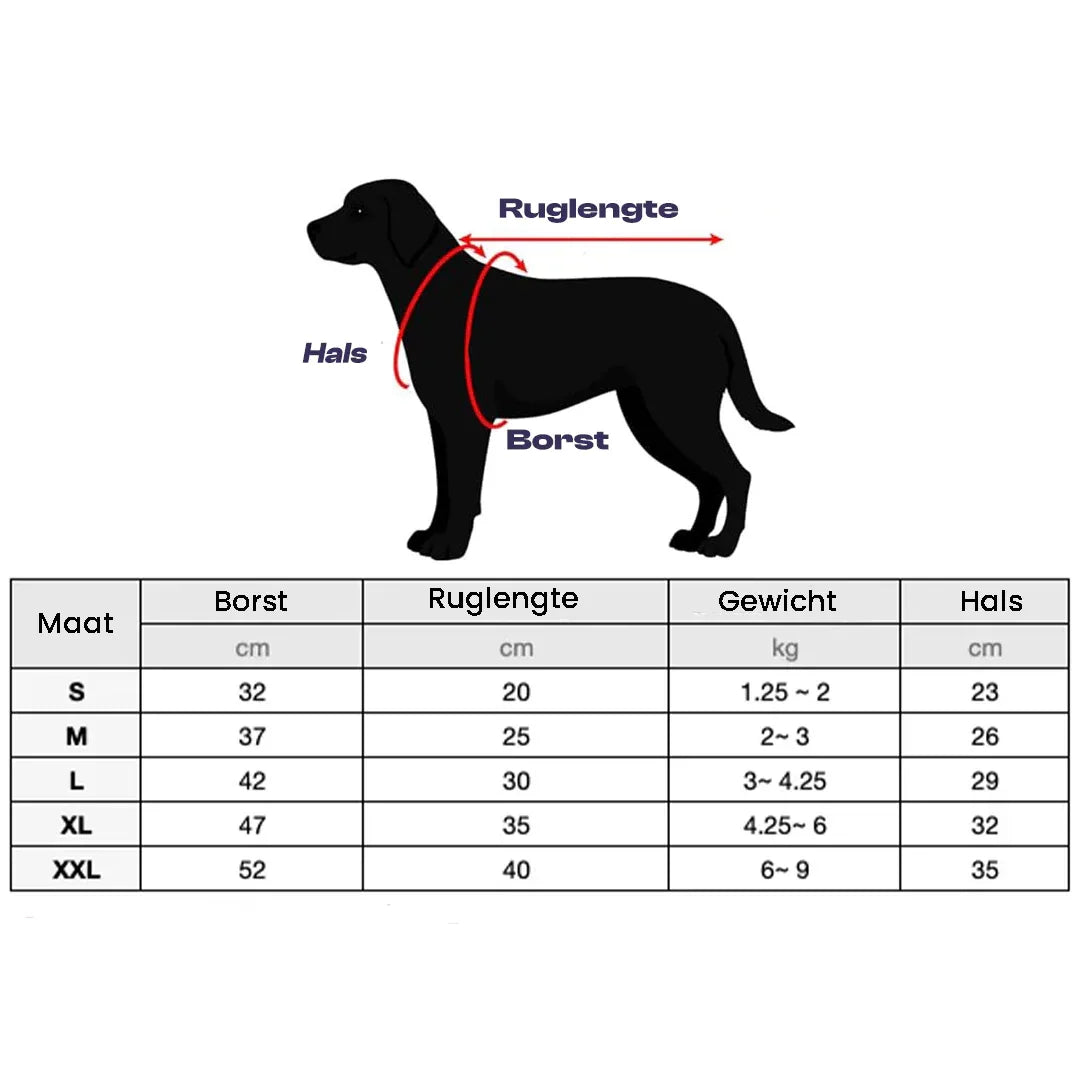 Faux Designer Kleine Honden Jas - Ruffy