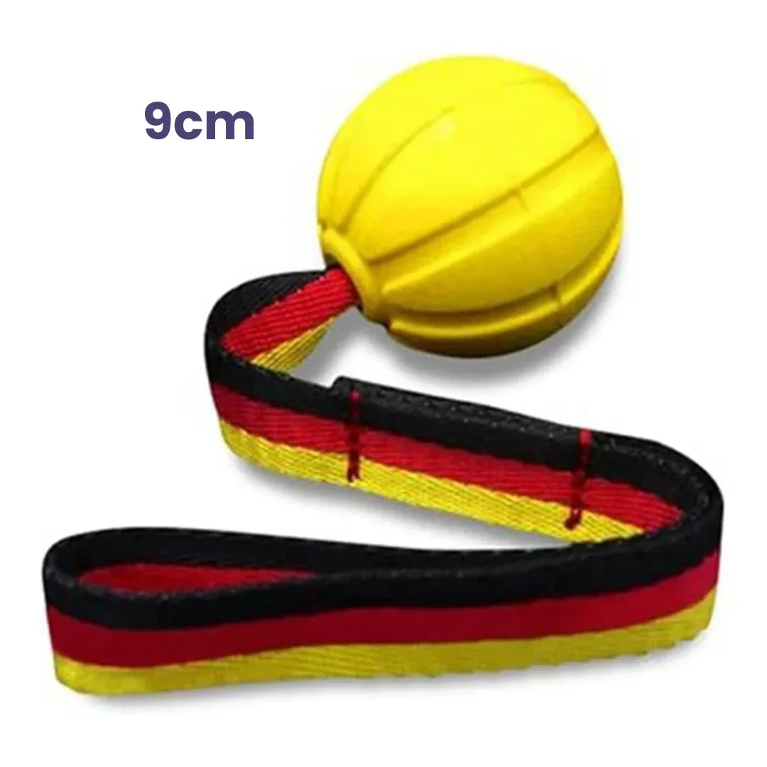 Hondentraining Rubber Bal met Touw - Ruffy