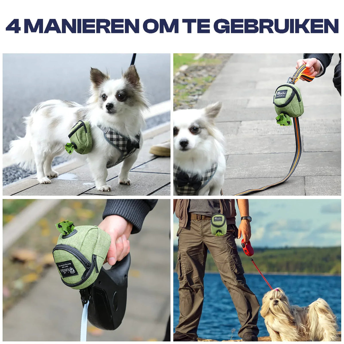 Multifunctioneel Honden Poepzakhouder - Ruffy