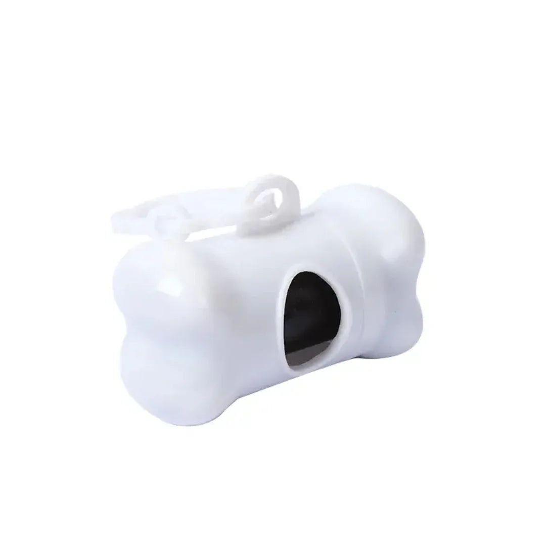 Draagbare Botvormige Houder voor Hondenpoepzakjes Inclusief 15 Wegwerpzakjes - Ruffy