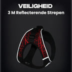 Reflecterend Hondenharnas Comfortabel Trekvrij Verstelbaar Duurzaam Veilig Voor Dag en Nacht Wandelingen - Ruffy