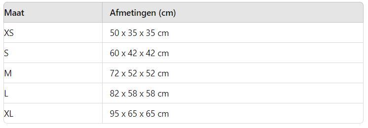 Hondenautokennel Veilig Duurzaam Compact Comfortabel Beschikbaar in XS tot XL - Ruffy