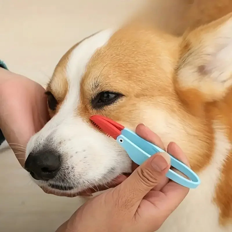 Fijngetande Oogverzorgingskam voor Honden Zacht en Hygiënisch Ergonomisch Ontwerp - Ruffy