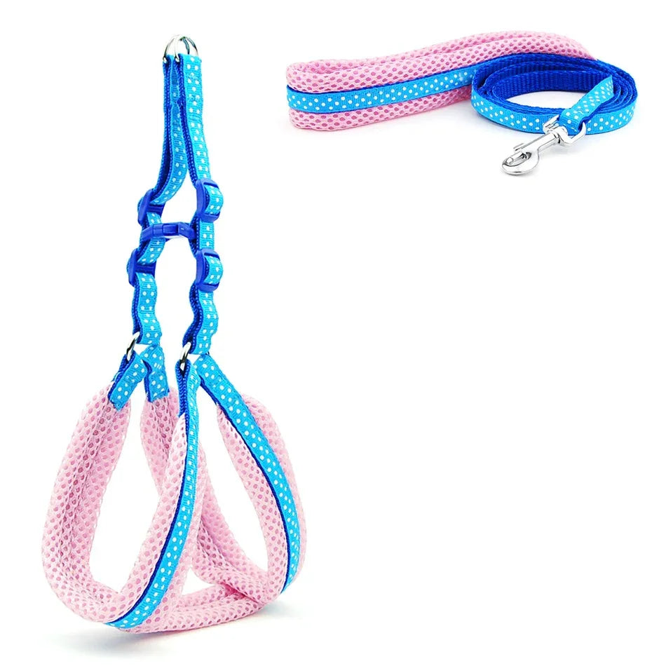 Reflecterend Ademend Mesh Harnas Voor Kleine Honden Veiligheid Comfort Verstelbaar Nylon Zinken Legering Haak - Ruffy