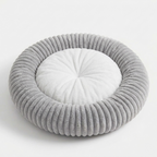 Pet Nest Bed | Plush Round Design | Warm Faux Fur Comfort | Non-Slip Waterproof Bottom