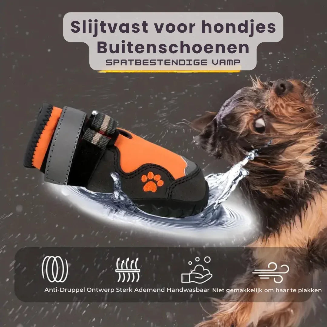 Sterke Grip Hondenlaarzen Waterdicht Antislip Comfortabele Pasvorm Stijlvol Geschikt Voor Buitenactiviteiten - Ruffy