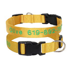 Op maat geborduurde halsband met duurzaam nylon verstelbaar ontwerp voor veiligheid en stijl - Ruffy
