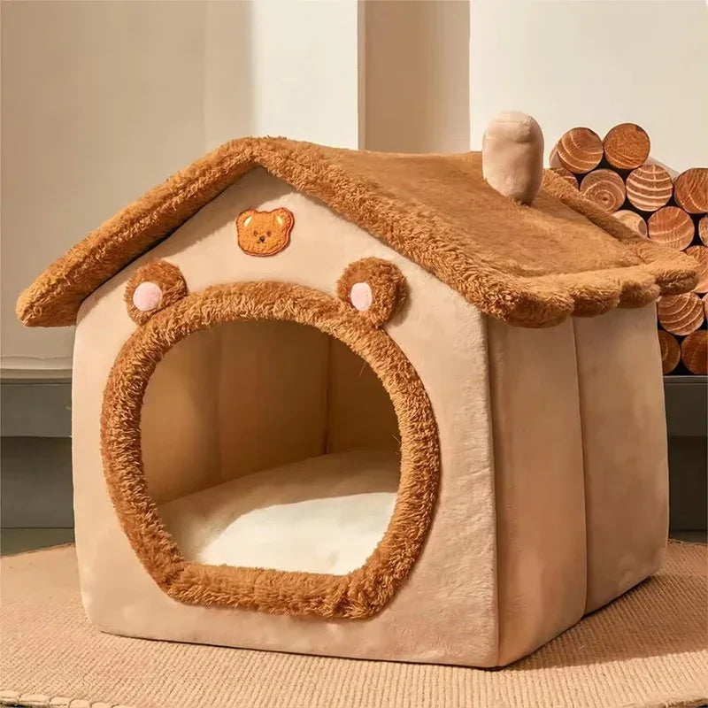 Zacht ademend huisdierbed Afneembaar wasbaar koraalfleece voor katten en honden - Ruffy