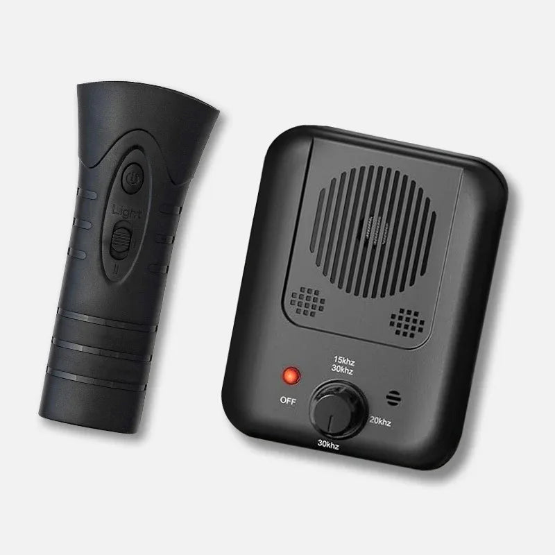 Hondenblafcontrole Apparaat | Ultrasoon Trainingstool | 9m Bereik | Draagbaar - Ruffy