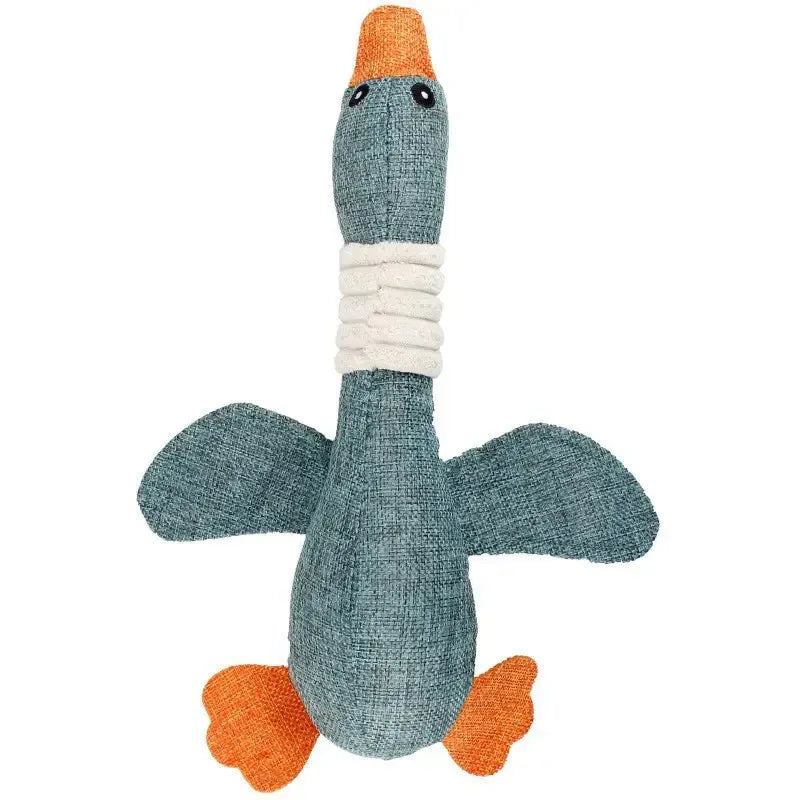Interactief ganzenhondenspeelgoed met pieper Natuurlijk katoen 32cm voor kleine tot middelgrote honden - Ruffy