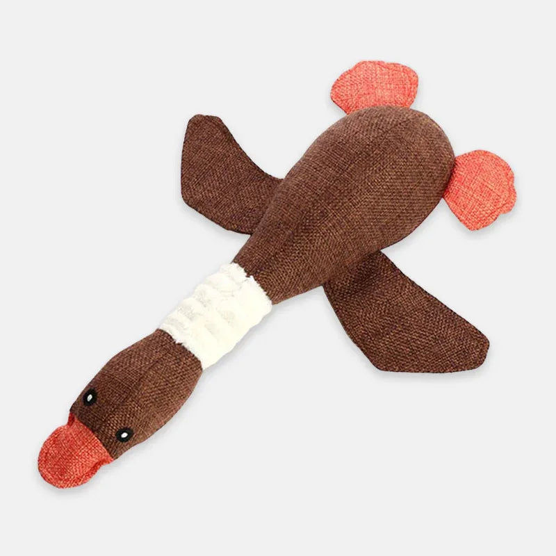 Honden Kauwspeelgoed | Duurzaam Gans Ontwerp | Tandverzorging | 1+1 Set - Ruffy