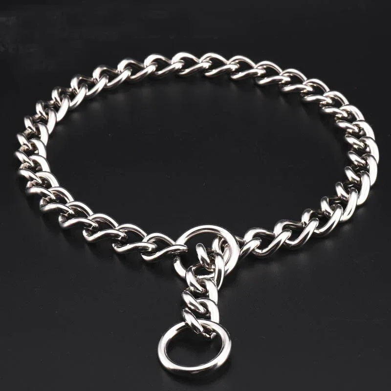 Honden Halsband Zware Uitvoering Roestvrij Staal - Ruffy