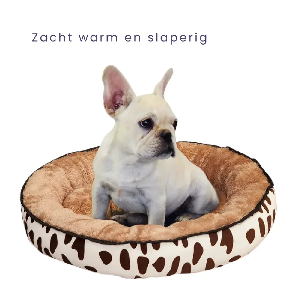 Zacht Hondenbed Rond Fleece - Ruffy