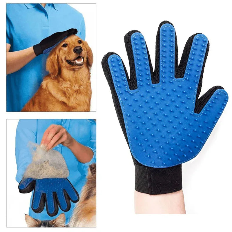 Silicone handschoentjes voor katten en honden Comfortabel haar verwijderen en gemakkelijk schoon te maken - Ruffy