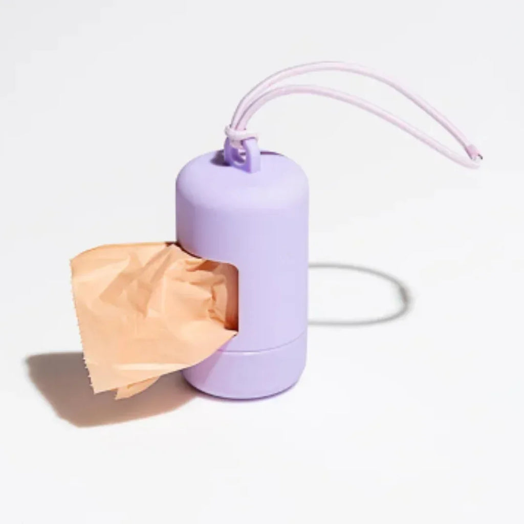 Luxe Hondenpoepzakdrager Stijlvol Duurzaam Handenvrij Hygiënisch Draagbaar Kunststof Rubber - Ruffy