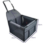 Waterdichte Autostoelhoes en Draagtas Voor Honden Multifunctioneel Veilig Beschermt Bekleding Compact Opvouwbaar - Ruffy