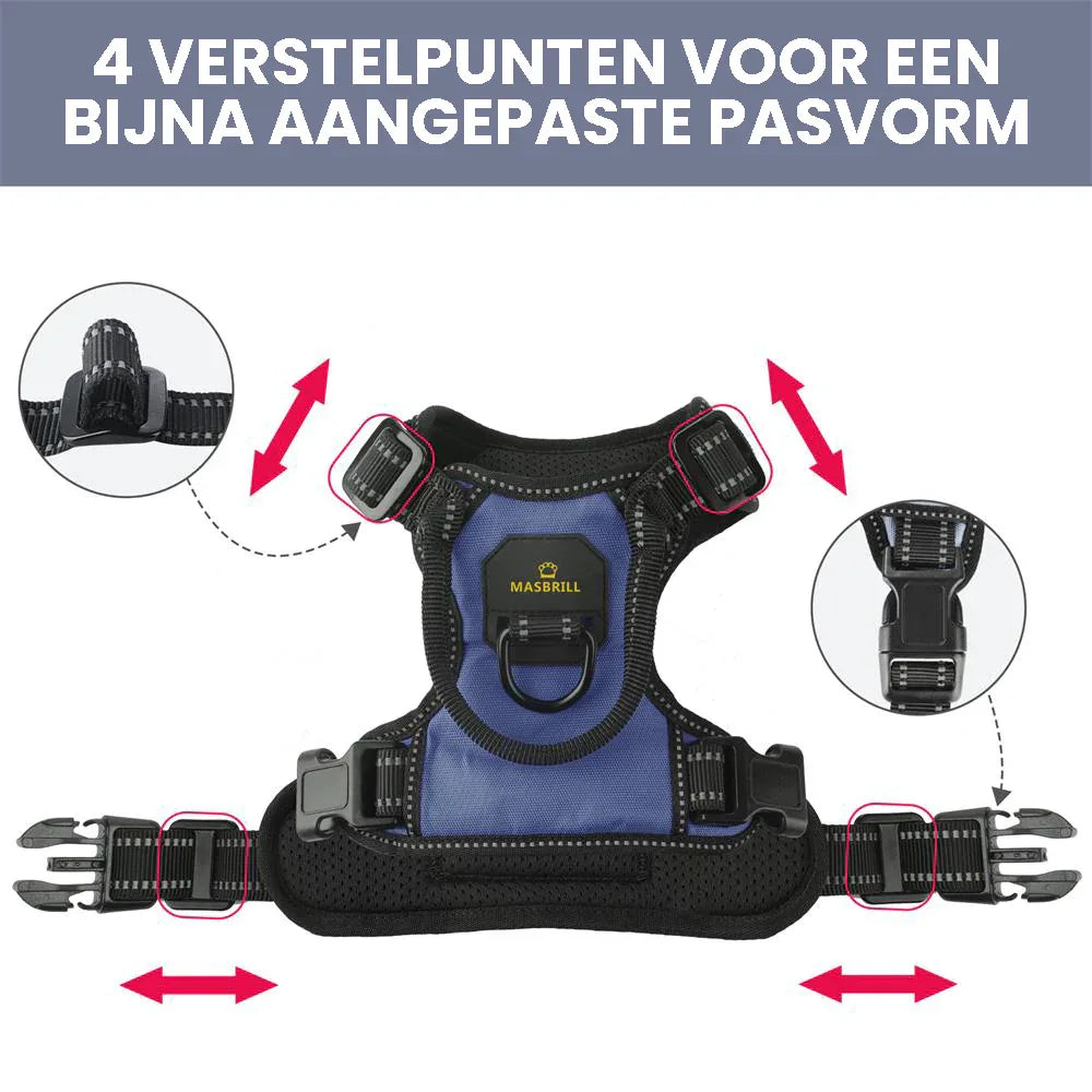 Niet-trekkend Reflecterend Hondenharnas - Ruffy
