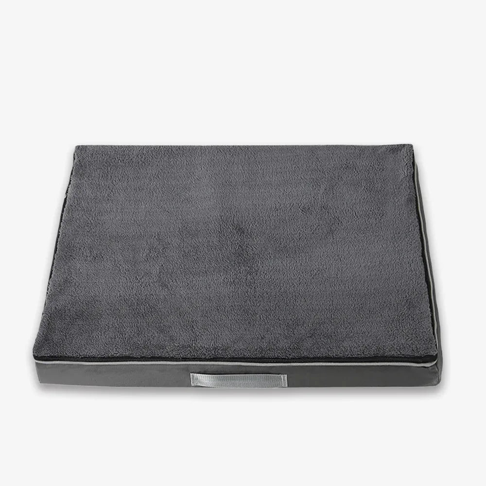 Groot Hondenbed | Pluche Traagschuim | Dubbelzijdig Ontwerp | Antislip Basis - Ruffy