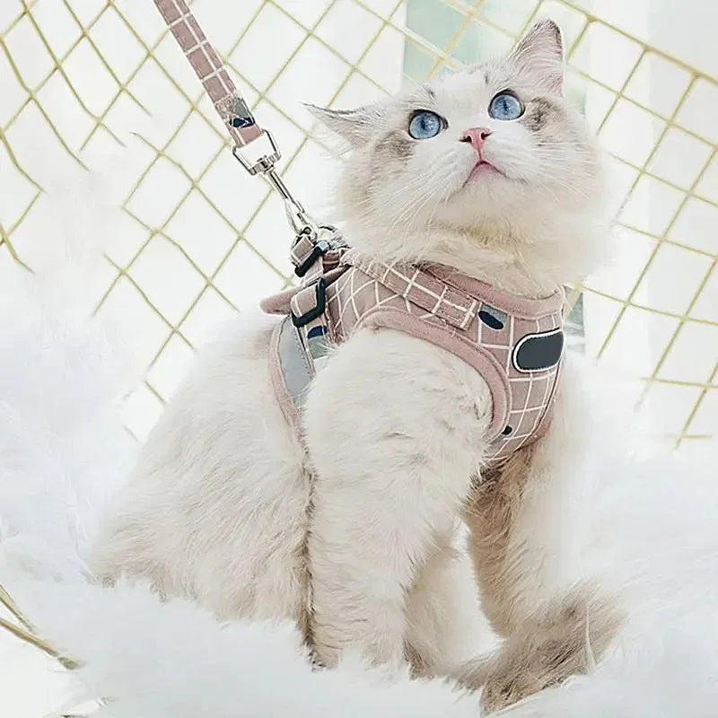 Reflecterend verstelbaar huisdierharnas met zachte vulling – veiligheid en comfort voor honden en katten - Ruffy