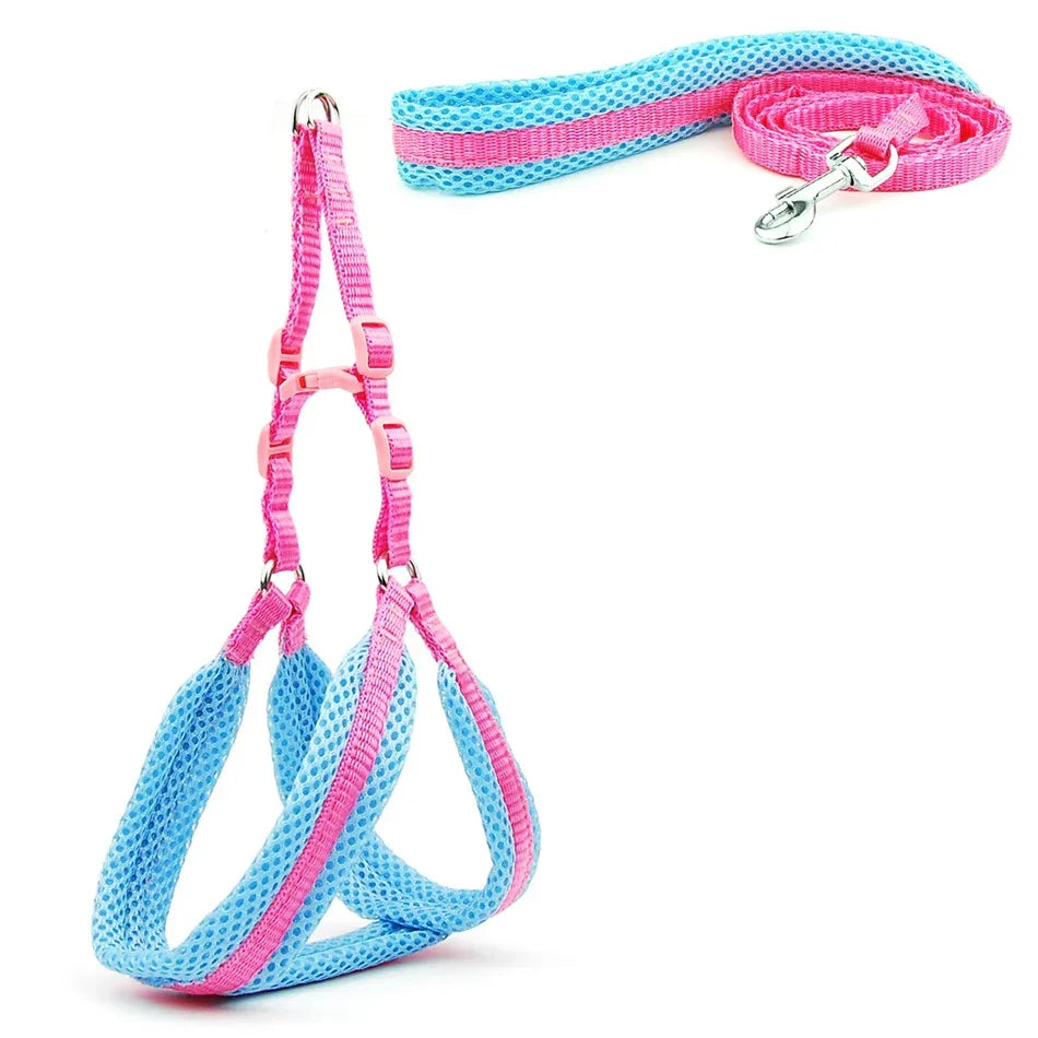 Reflecterend Ademend Mesh Harnas Voor Kleine Honden Veiligheid Comfort Verstelbaar Nylon Zinken Legering Haak - Ruffy