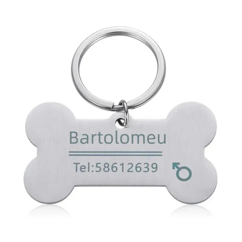 Gepersonaliseerd Gegraveerd Identificatieplaatje Voor Huisdieren - Ruffy