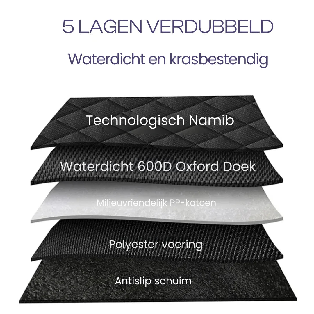 Waterdichte Huisdier hoes voor autostoel | Achterbank & Rugleuning Beschermer - Ruffy