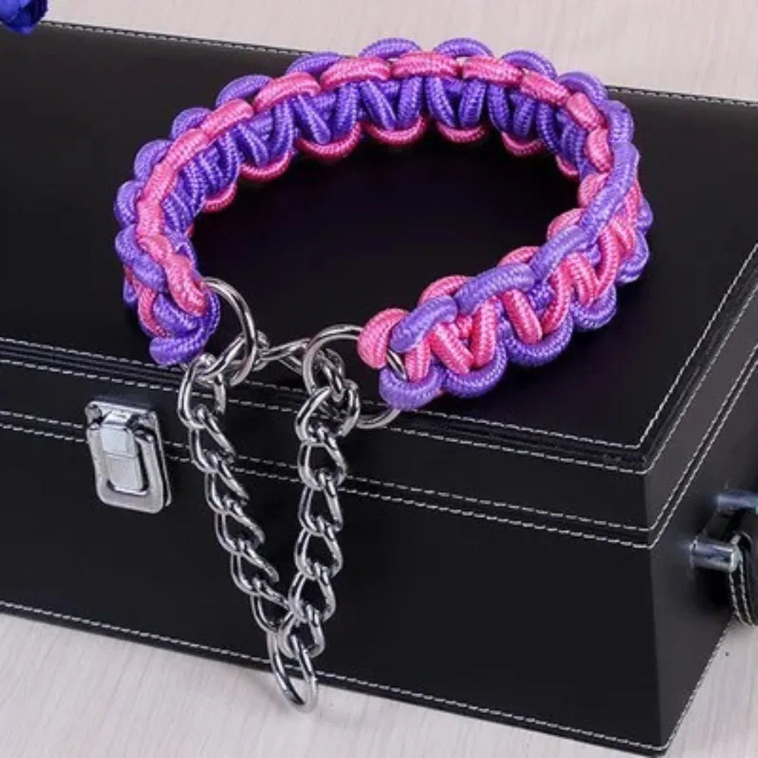 Hondenhalsband | Geweven Nylonvezel | Verstelbaar & Duurzaam - Ruffy