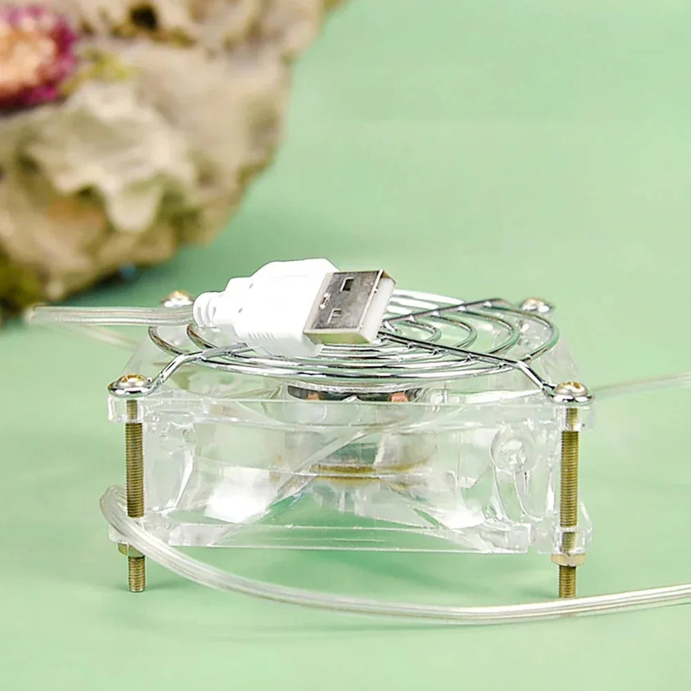 Draagbare huisdierventilator USB-aangedreven Verstelbare luchtstroom Compact en stil Perfect voor op reis en in krat 8 cm - Ruffy