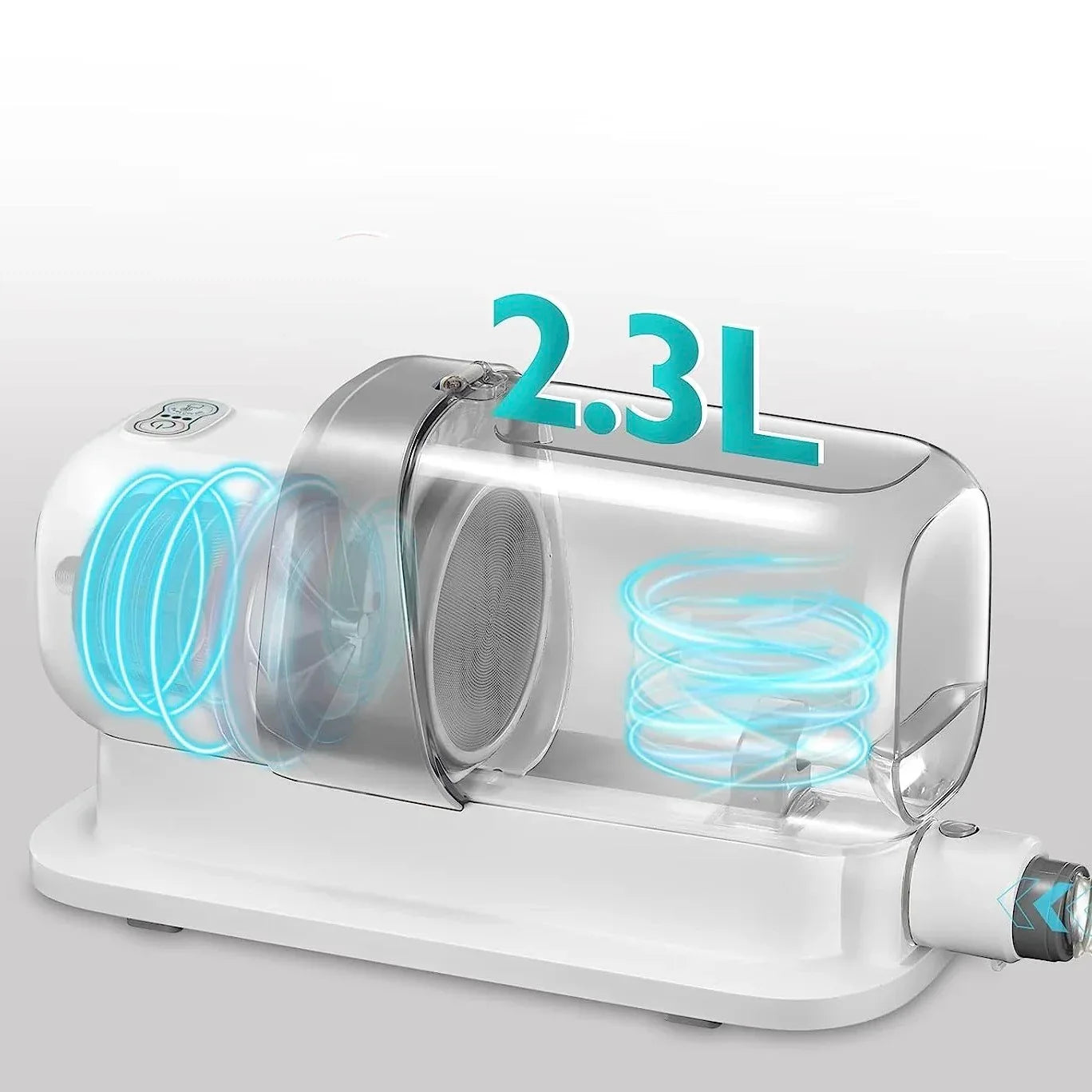 Vacuum Hondentrimmer Trimkit Efficiënte Haarverzameling Geluidsarm Veelzijdige Verzorging Ergonomisch ABS - Ruffy