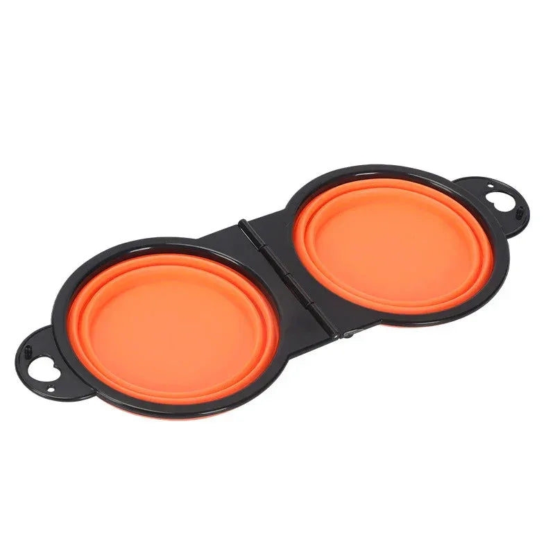 2-in-1 Opvouwbare Hondenkom – Draagbare Voedsel- en Waterkom voor Reizen - Ruffy