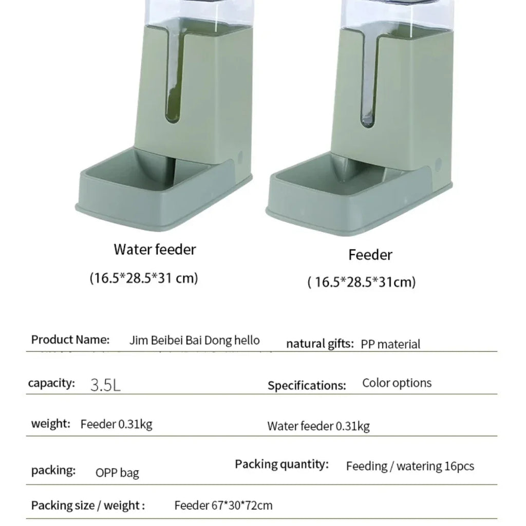 Automatische voer- en waterdispenser Voor Honden En Katten - Ruffy