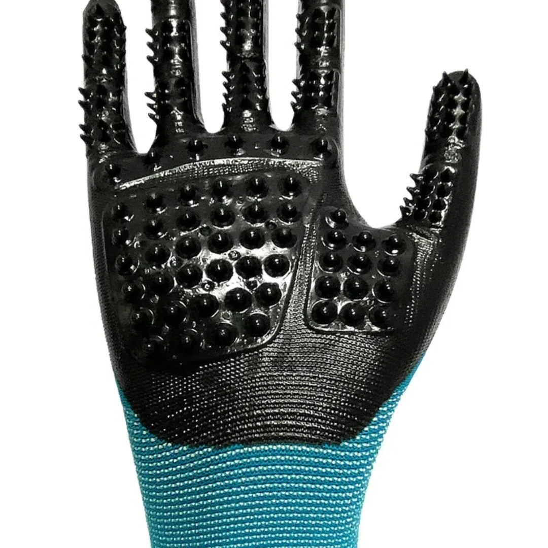 Silicone Massageborstel Handschoenen Huisdieren Verharing Controle Comfortabele Massage Veelzijdig Rubber Duurzaam - Ruffy