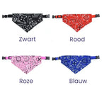 Verstelbare Hondenbandana Omkeerbaar Stijlvol Comfortabel Zacht Katoen Machinewasbaar Voor Alle Maten - Ruffy