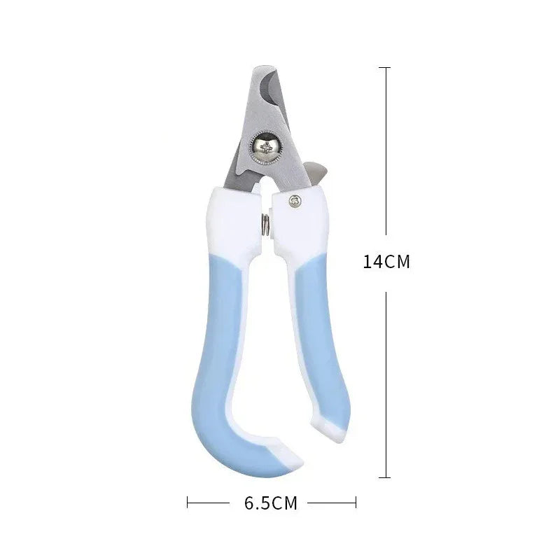 Nagelknipper met ergonomische greep en roestvrijstalen bladen voor honden, katten en kleine huisdieren - Ruffy
